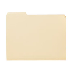 Heavyweight Manila File Folders 1/3 Cut Letter Size 25 Pack Document Organizer