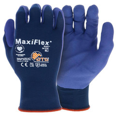 Maxiflex Elite Unisex Small Blue Ultra Lightweight Nitrile Coated Nylon Multi-Pu