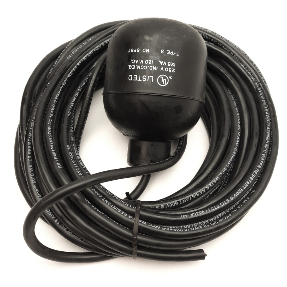 Anchor Scientific S50NO Roto-Float Float Switch, N.O. SPST, 240VAC/120VA