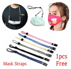 Transparent Clear Plastic Anti-fog Mouth Shield Great Restaurant+Straps – 10pcs