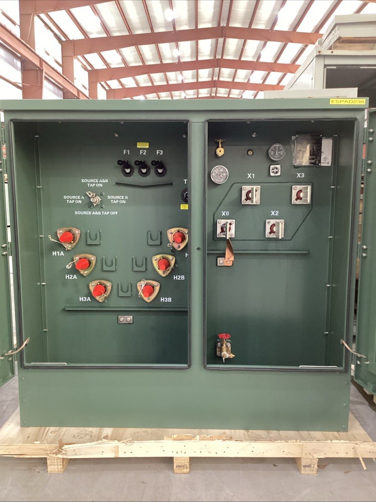 ES 3 Phase Padmount Transformer 750 Kva 12470/ 13200/ 13800/ 14400 – 480Y/277