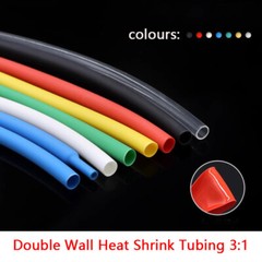 Dia 1.6mm~65mm Heatshrink Tube 3:1 Heat Shrink Tubing Wire Waterproof Glue Lined