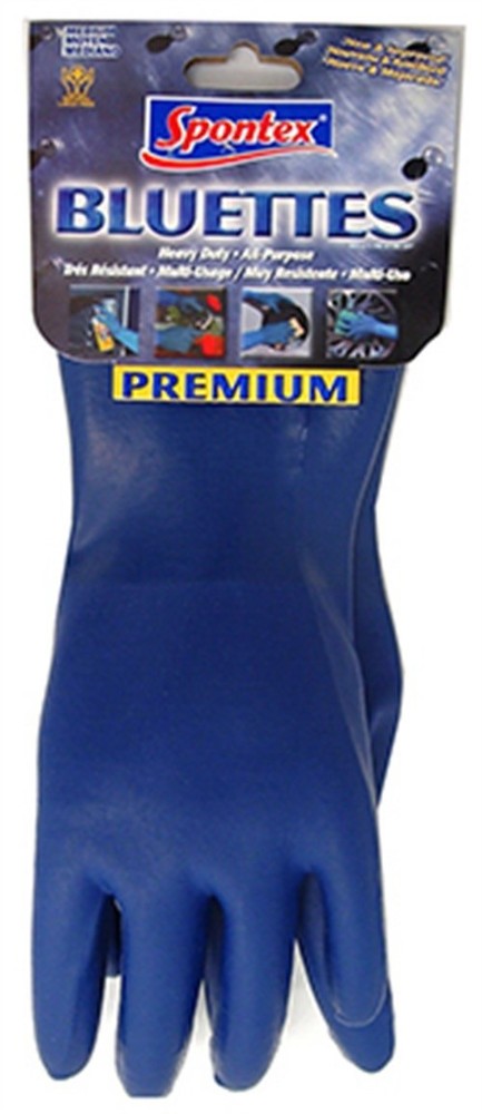 Spontex Bluettes Neoprene Gloves M Blue 1 pk (Pack of 12)