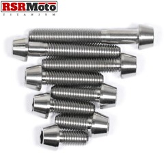 M5 Titanium Ti Taper Head Allen Bolts Screws 10 12 15 16 20 25 30 35 x0.8mm
