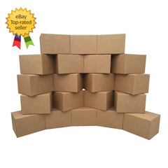 Moving Boxes Medium 18″L X 14″W X 12″H 20 Pack Corrugated Cardboard Box for Shi