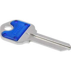 Hillman 88900 Blue/Silver 66/KW1 Traditional Single Sided Blank Key (Pack of 10)