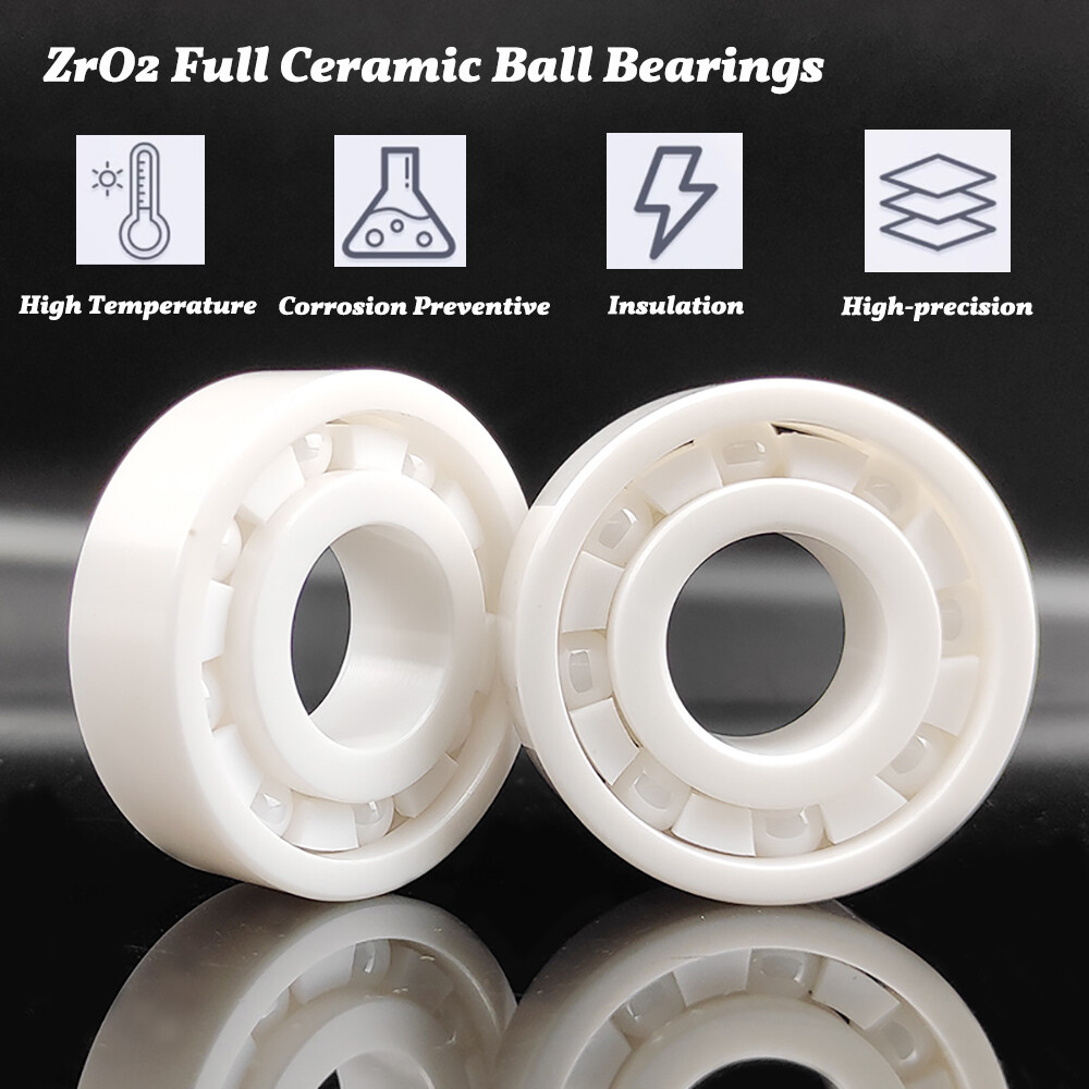 Full Ceramic Ball Bearings ZrO2 Zirconia Bearings 608 6000 6001 6002 6003 – 6007