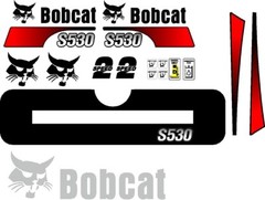 S530 replacement premium decal kit sticker set new curved style fits bobcat