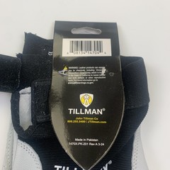Tillman TrueFit 1470XL Top Grain Goatskin Work Gloves X-Large Gray Black Safety