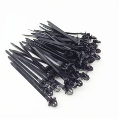 50x Push Mount Cable Ties Car Hose Wire Fastener Clips Nylon Zip Strap Fixing