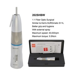 Dental 1:1 Fiber Optic Surgical Handpiece Straight KaVo External ISO E-type