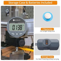 Neoteck DTI Digital Dial Indicator 0.01mm/0.0005 inch Digital Probe Indicator Di