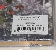 Christian Lacroix A5 Size Les 4 Saisons Four Seasons Theme Journal 128 Pages NWT