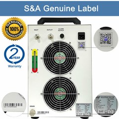S&A CW-5200DH CO2 Laser Water Chiller for CO2 Laser Tube & Spindle CNC