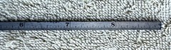 VINTAGE THE L.S. STARRETT CO. 9 INCH RULER AS PICTURED
