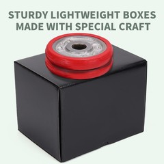Rempry 8x6x6 Inches Black Small Shipping Boxes Pack of 8X6X6-25 Pack,