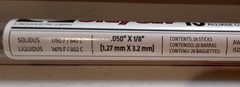 Stay-Silv 15 Brazing Rod 18 in Phos-Copper Silver Alloy AWS A5.8 BCuP-5 (10)pcs