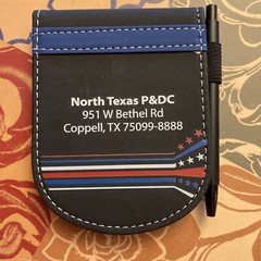 United States Postal Service Notepad 4.35” X 3.50” North Texas P&DC Jot A Note