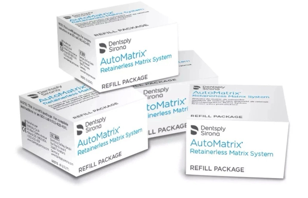 Narrow Regular AutoMatrix Retainerless Matrix System Pack 72 Matrix Bands