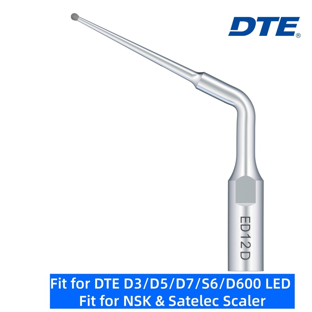 DTE Dental Ultrasonic Scaler Tips ED12D 1pc/pk Fit for DTE NSK & Satelec Scaler