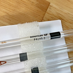 Lot of 8- Fisher brand/Kimax 3 ml Class A Volumetric Pipettes – New