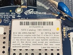 Silver Spring Networks (SSN) NIC507 Radio Module for Electric Power Meter Comm.