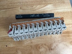Lot of 12 Merlin Gerin Multi 9 C60N Miniature Circuit Breakers 1A 2A 4A