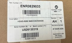 Markem Imaje ENR0829033 Industrial Printer System Print Head for 5200 & 5400 USA