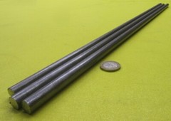 4140 Alloy Steel CF Rod Round Bar, 7/16″ Dia. x 2 Ft Length, 3 Units, 6 Ft