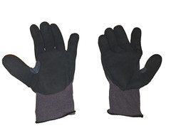 Ansell Ringers® Nitrile Half-Dipped Anti-Impact Gloves R-840 Size 10 XL Lot: 3