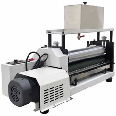 Paper Lather Glue Coating Machine Double-Sided Glue Applicator 15.3″ Soft Roller