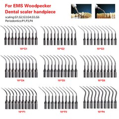 5pcs Dental Ultrasonic Scaler Scaling Perio Tip fit EMS Woodpecker Cavitron G P