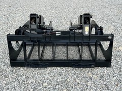 66″ Heavy Duty Root Rake Grapple Bucket Attachment Fits Skid Steer Quick Attach