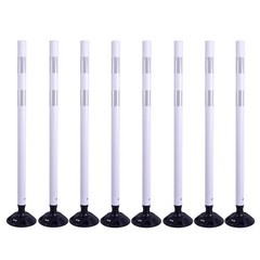 48”/36” Flexible Surface Mount Delineator Posts for Parking Lot Road Safety