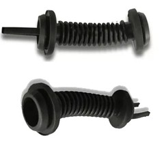 2 Pack 30*30mm Car Harness Wiring Door Tube Rubber Sleeve Dust-proof Tubes NEW
