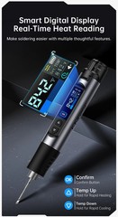 FNIRSI HS-03 Cordless Soldering Iron USB-C Rechargeable 2600mAh 5 Temp Setting