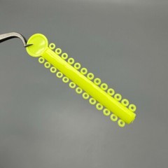 1Pack Dental Orthodontic Elastic Ligature Ties Rubber Bands Single/Double Colors