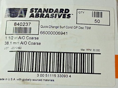 Roloc Case Pack 50 Quick-Change Discs Standard Abrasives TSM 1-1/2" Dia 840