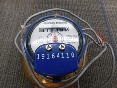 NEW (See DESC) Hersey Mueller 1 in. Model 452 Water Meter. NSF-61 No Lead W/End
