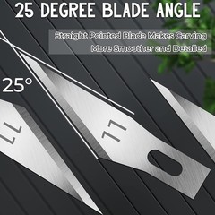 60 Pack Exacto Knife Blades 11, Craft Knife Blades Replacement, Exacto Blade 11,