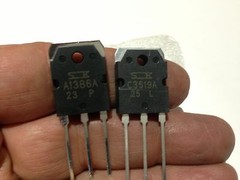4pair 2SC3519A+2SA1386A NPN+PNP NEW SANKEN TO-3P