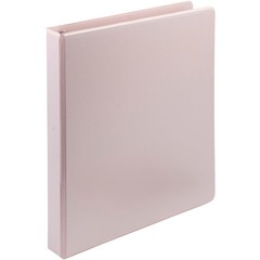 Samsill Plant-Based 1 Inch Durable D-Ring, View Binder, 1-Inch, Rose