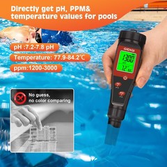Digital pH Tester for Water, Meter Hydroponic TDS EC…