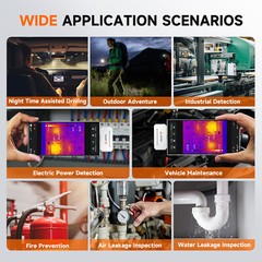 Ancel IR101 Thermal Imaging Camera 256×192 IR for Android SmartPhone Free APP