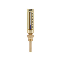 Sika – Brass Thermowell – L1=100xØ10mm, G3/8 – for straight thermometer