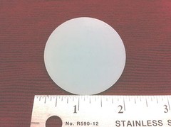 ZnS(Ag) over Thin Film Polyester 2” dia Alpha Radiation Detection Spinthariscope