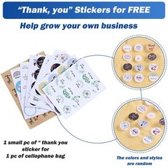 UltraOutlet 14×20 inches Large Clear Resealable Cellophane Bags for Packaging…