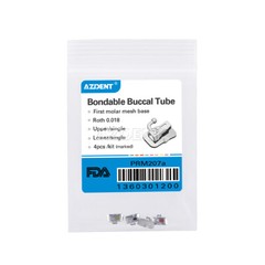 Dental Orthodonic Buccal Tubes 1st Molar Roth 018/022 Bondable Non-Convertible