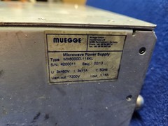 Muegge MX6000D-118KL Microwave Power Supply 3x480V Uin 7200V Uout 1.15A Iout