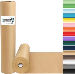 Brown Kraft Paper Roll 17.8″ x1200″ (100′) Crafts Gift Wrapping Packing Shipping